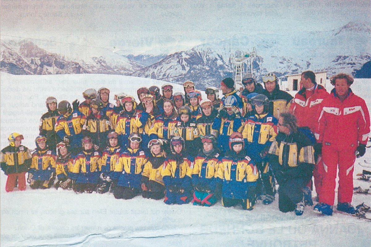 Une partie du ski-club de la toussuire